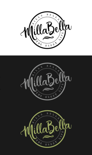 Milla Bella   The Sweet Life or it could be MillaBella as one word | Diseño de Logo por Iryna 3