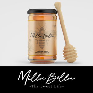 Milla Bella   The Sweet Life or it could be MillaBella as one word | Logo Design by simple mind