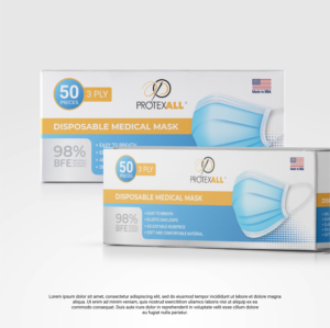 Face Mask Box | Packaging Design by Aistikart
