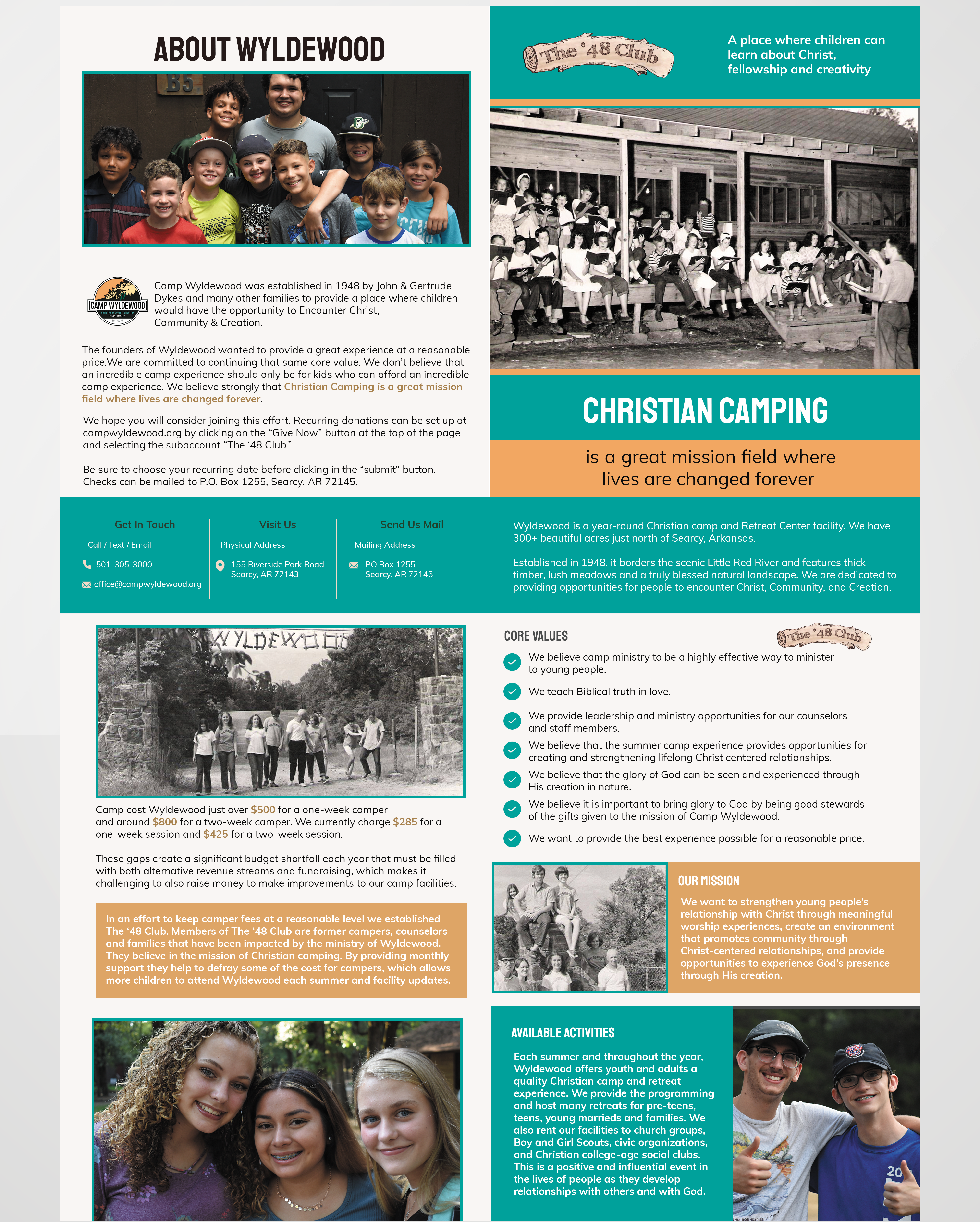 Flyer Design by tanya_gaysina59 for Camp Wyldewood | Design #25713298