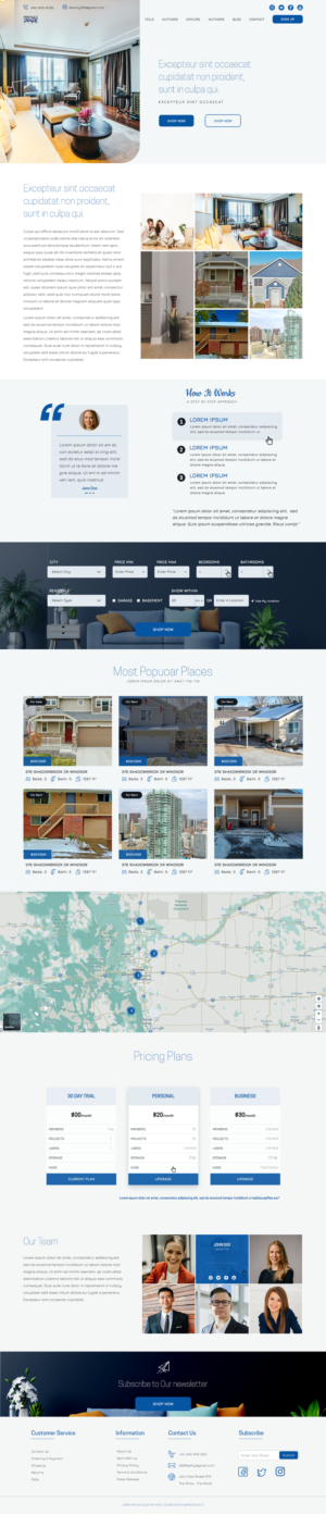 Web Design by Faizan Qadir for this project | Design #25690354