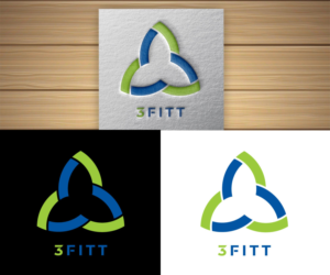 Diseño de Logo por CreativeFeather para 3Fitt Life, Inc. | Diseño: #25824501