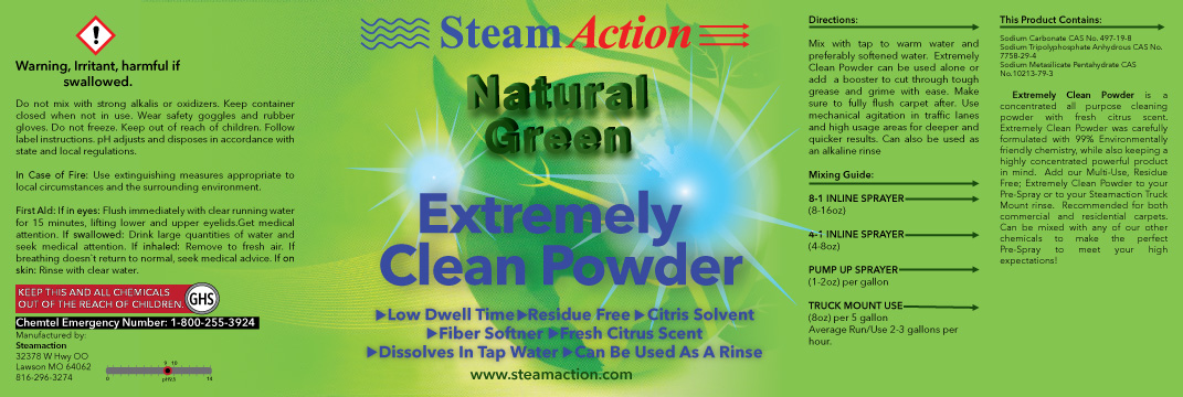 Label Design by nancyy for STEAMACTION INTERNATIONAL INC | Design #25716804