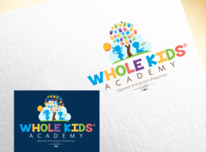Whole Kids Academy - Spanish Immersion Preschool | Logo Design by nikkiblue