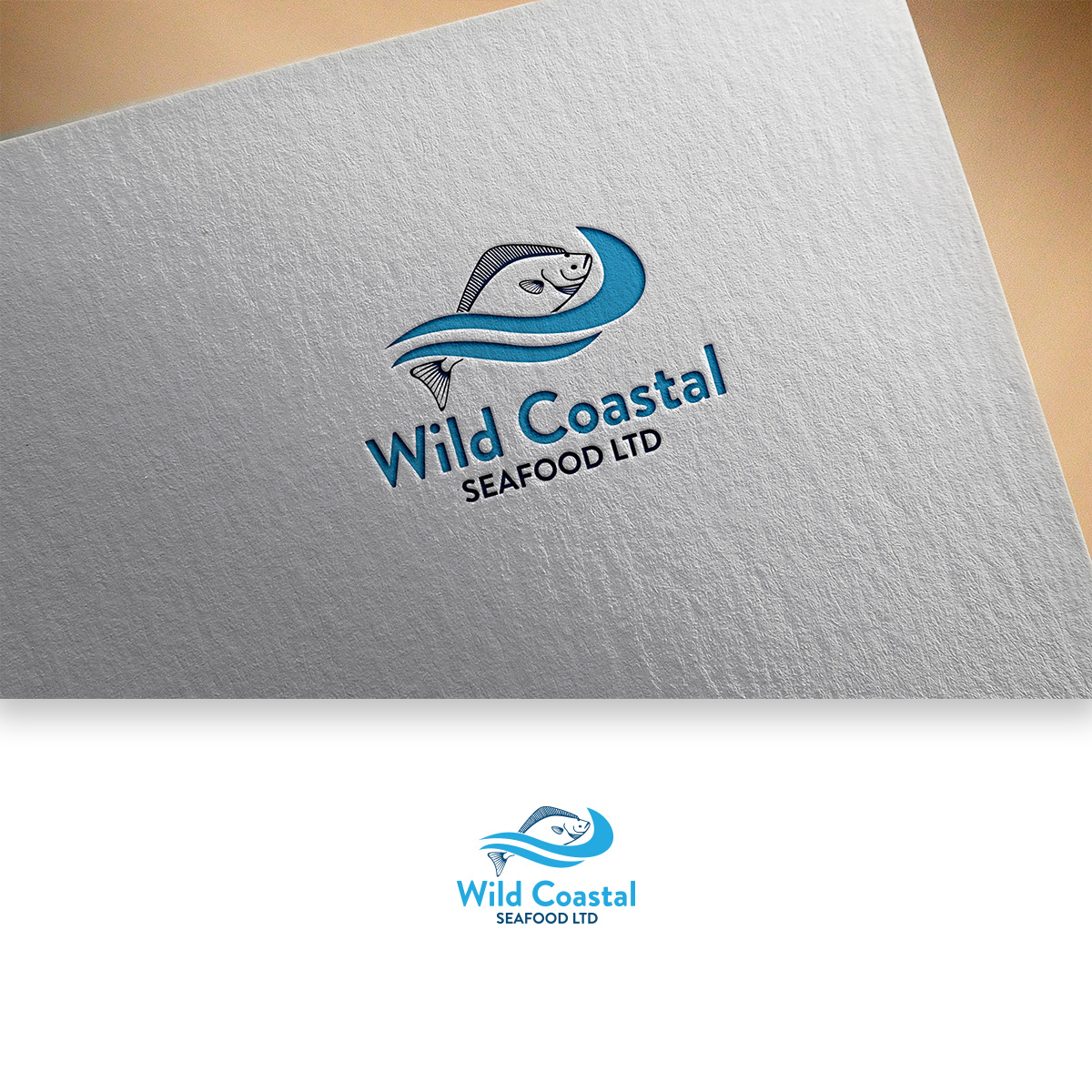Logo Design by DesignDUO for Wild Coastal Seafood Ltd | Design #25708068