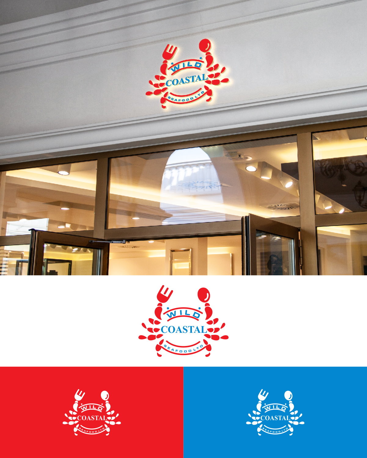 Diseño de Logo por in creative para Wild Coastal Seafood Ltd | Diseño #25687136