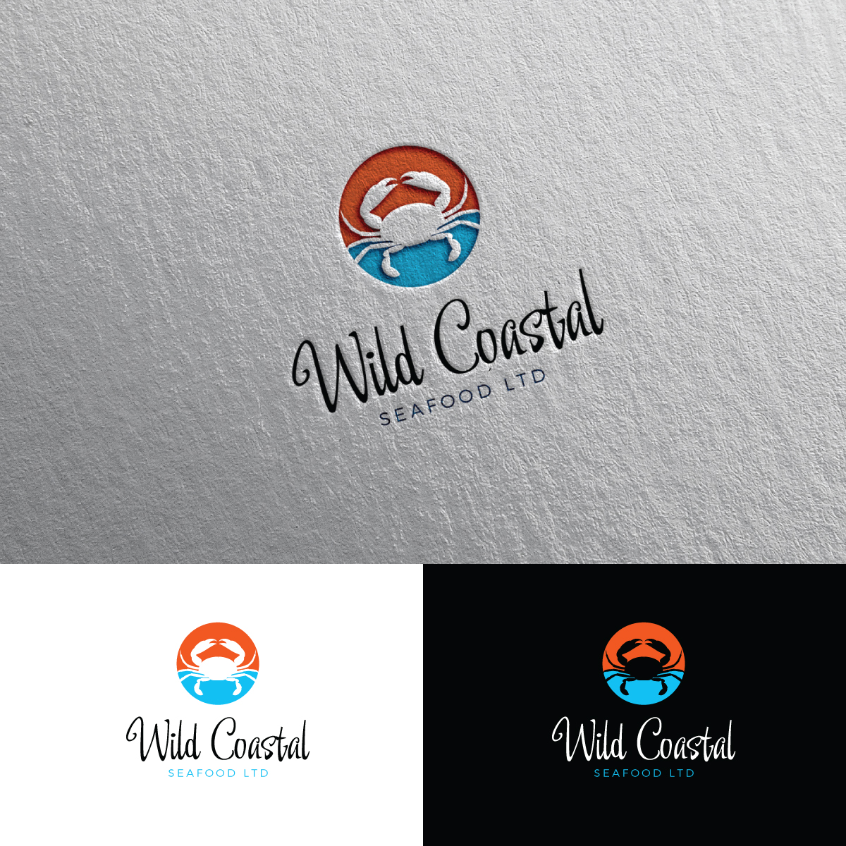 Logo Design by Rii for Wild Coastal Seafood Ltd | Design #25681524
