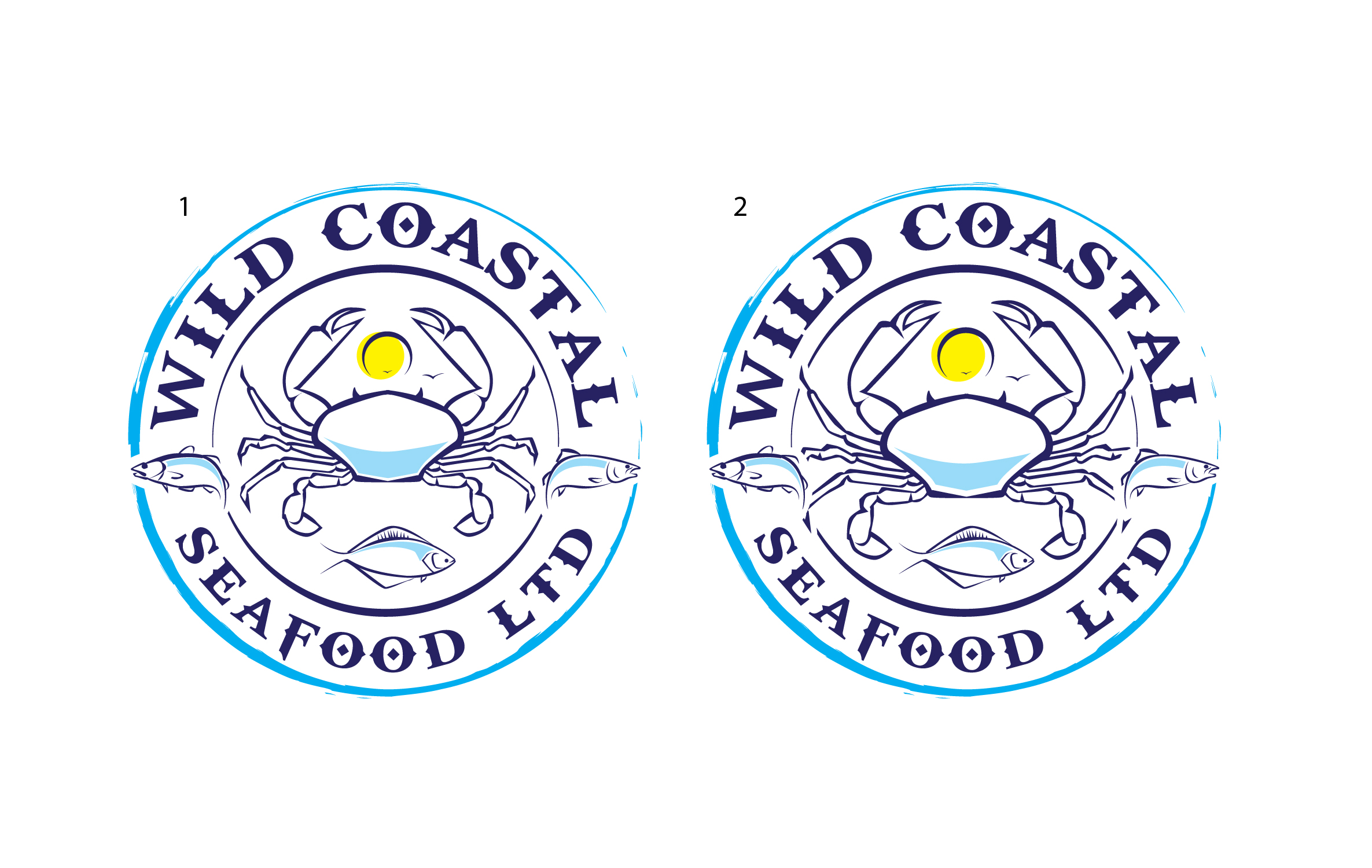 Logo Design by geni for Wild Coastal Seafood Ltd | Design #25762696