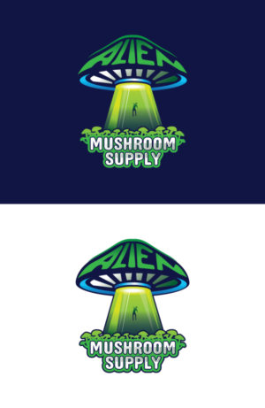 ALIEN MUSHROOM SUPPLY  | Logo-Design von somani