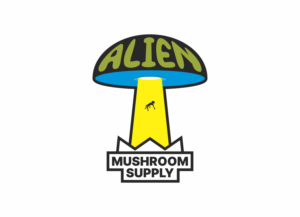 Logo Design by Rizal Bagus for Alien Mushroom Supply | Design #25683207