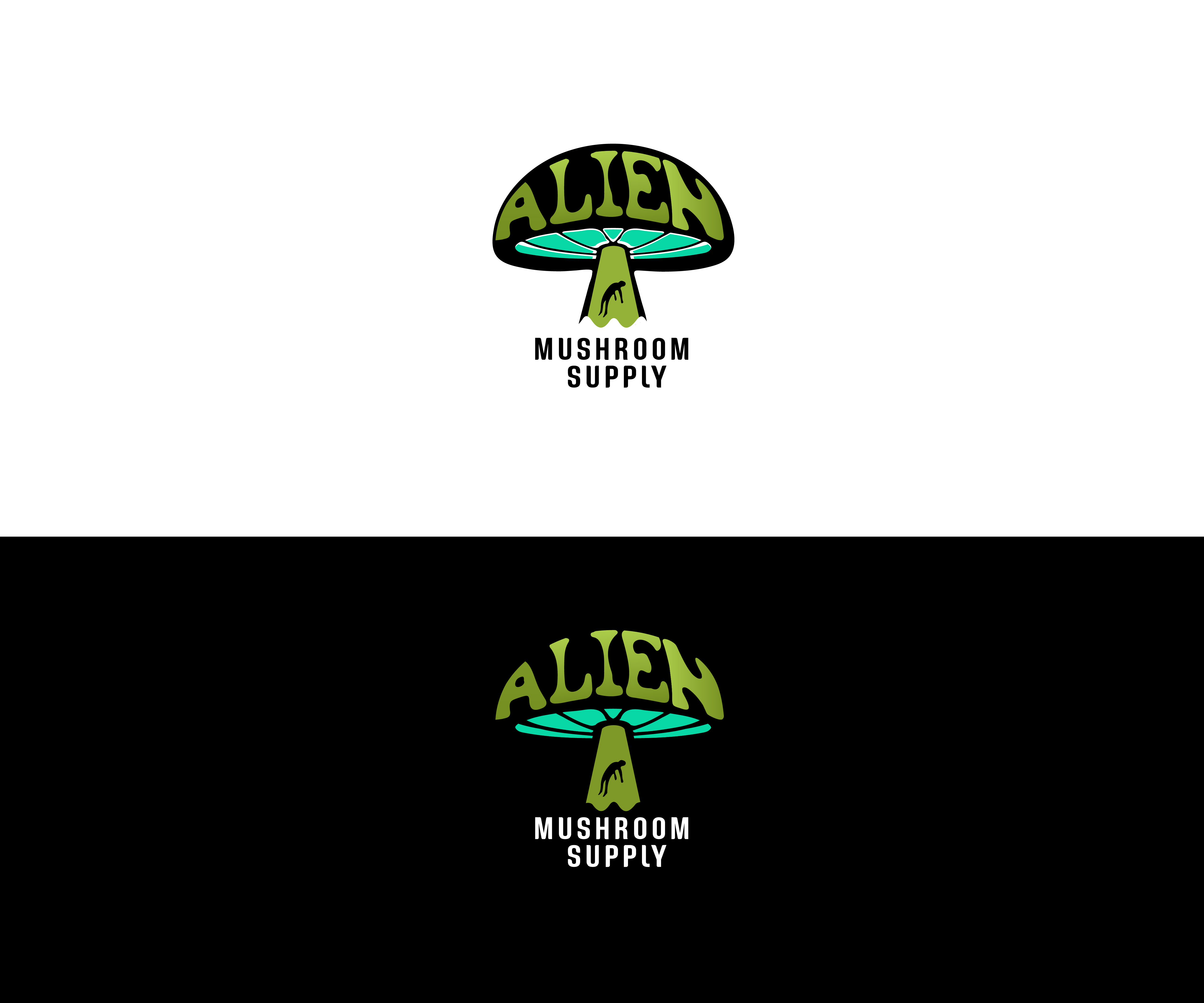 Logo Design by Nahom Shiferaw for Alien Mushroom Supply | Design #25681980