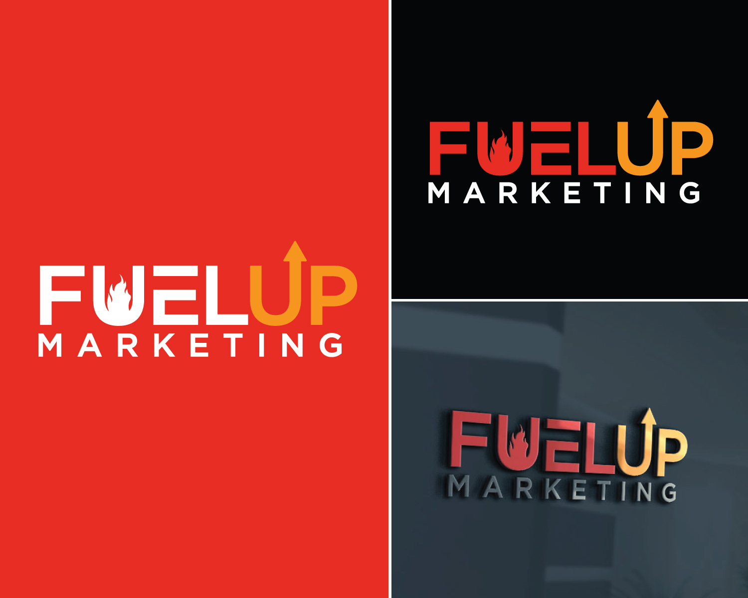 Logo Design by Atec for Fuel Up Marketing | Design #25690542
