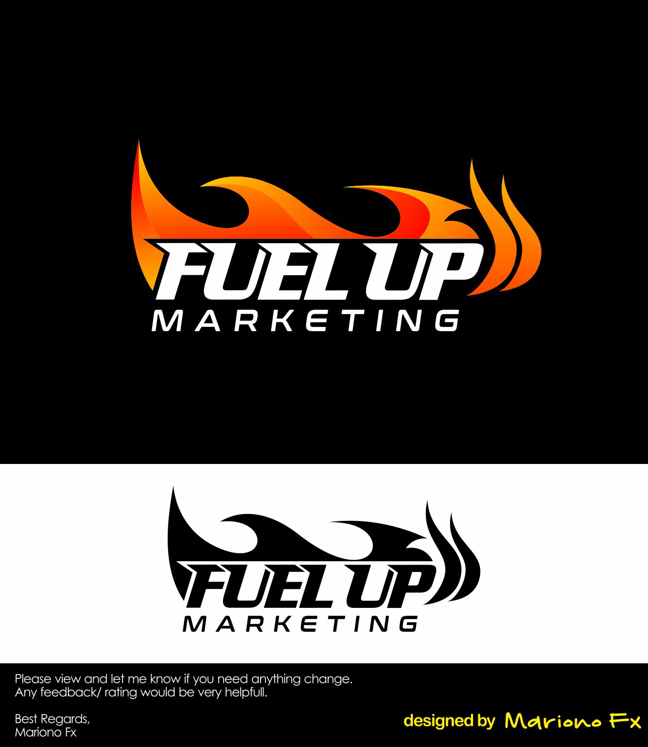 Logo-Design von Mariono Fx für Fuel Up Marketing | Design #25682317