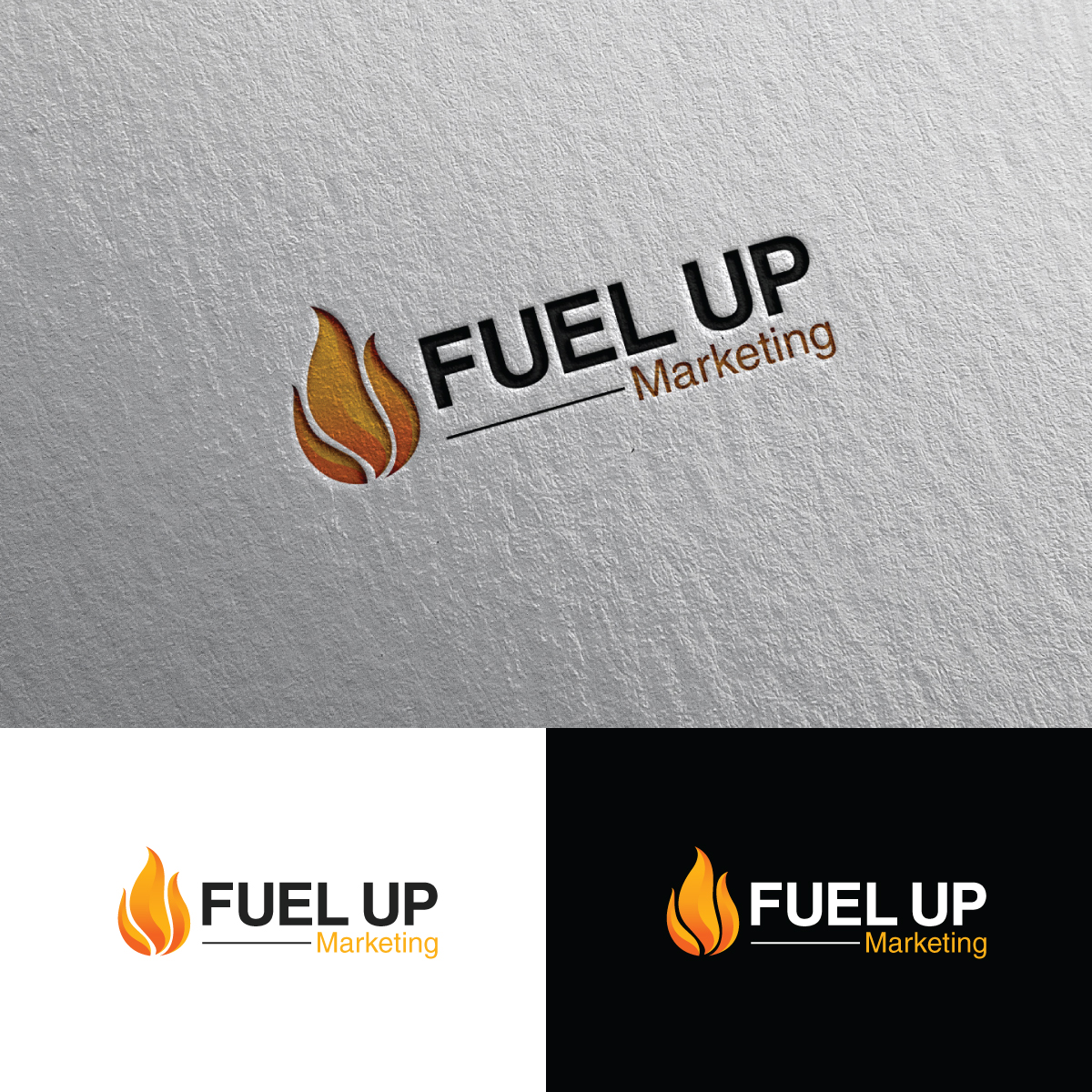 Logo Design by Rii for Fuel Up Marketing | Design #25678647