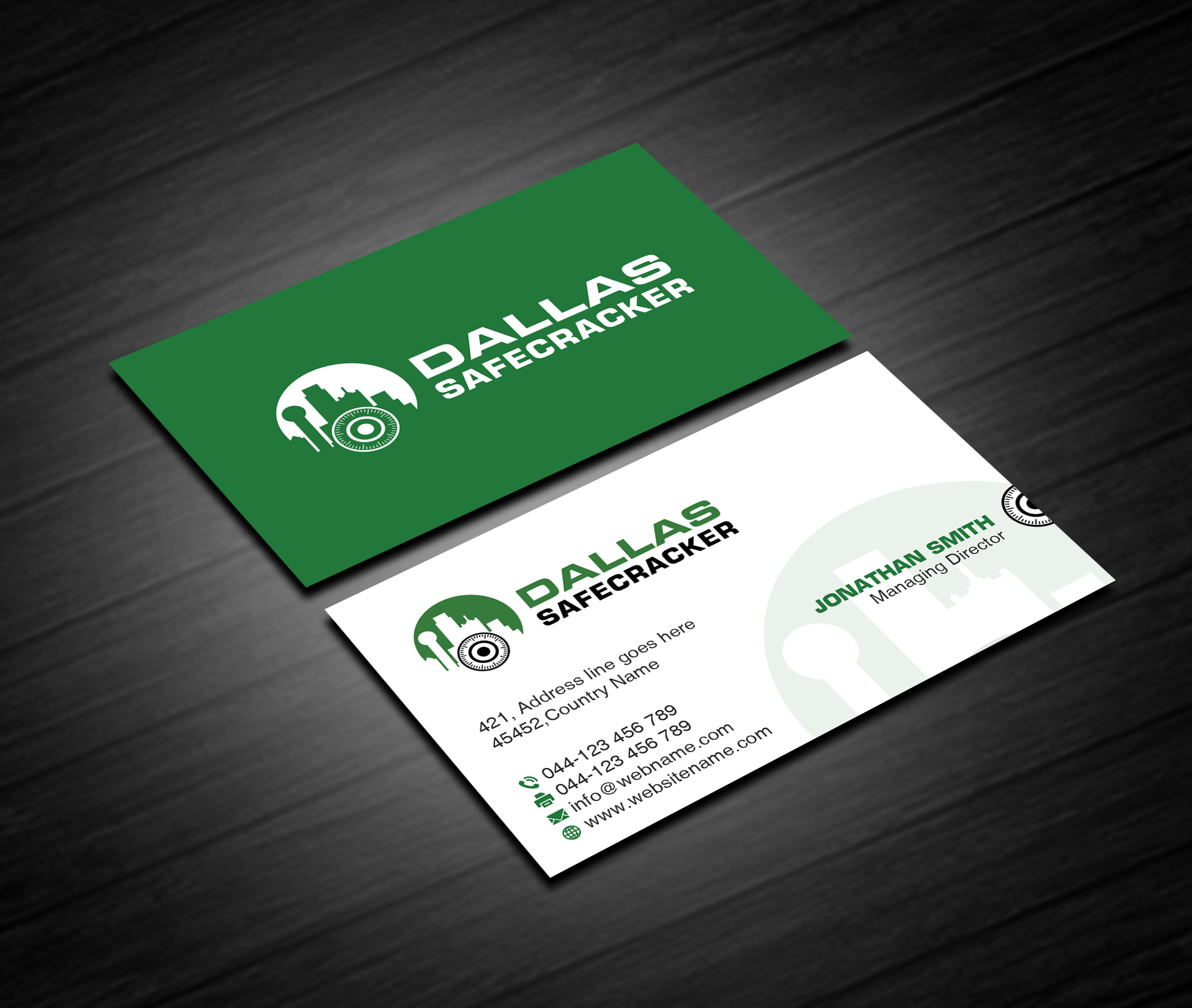 Diseño de Tarjeta de Presentación por Creations Box 2015 para Lakeway Locskmith  | Diseño #25679958