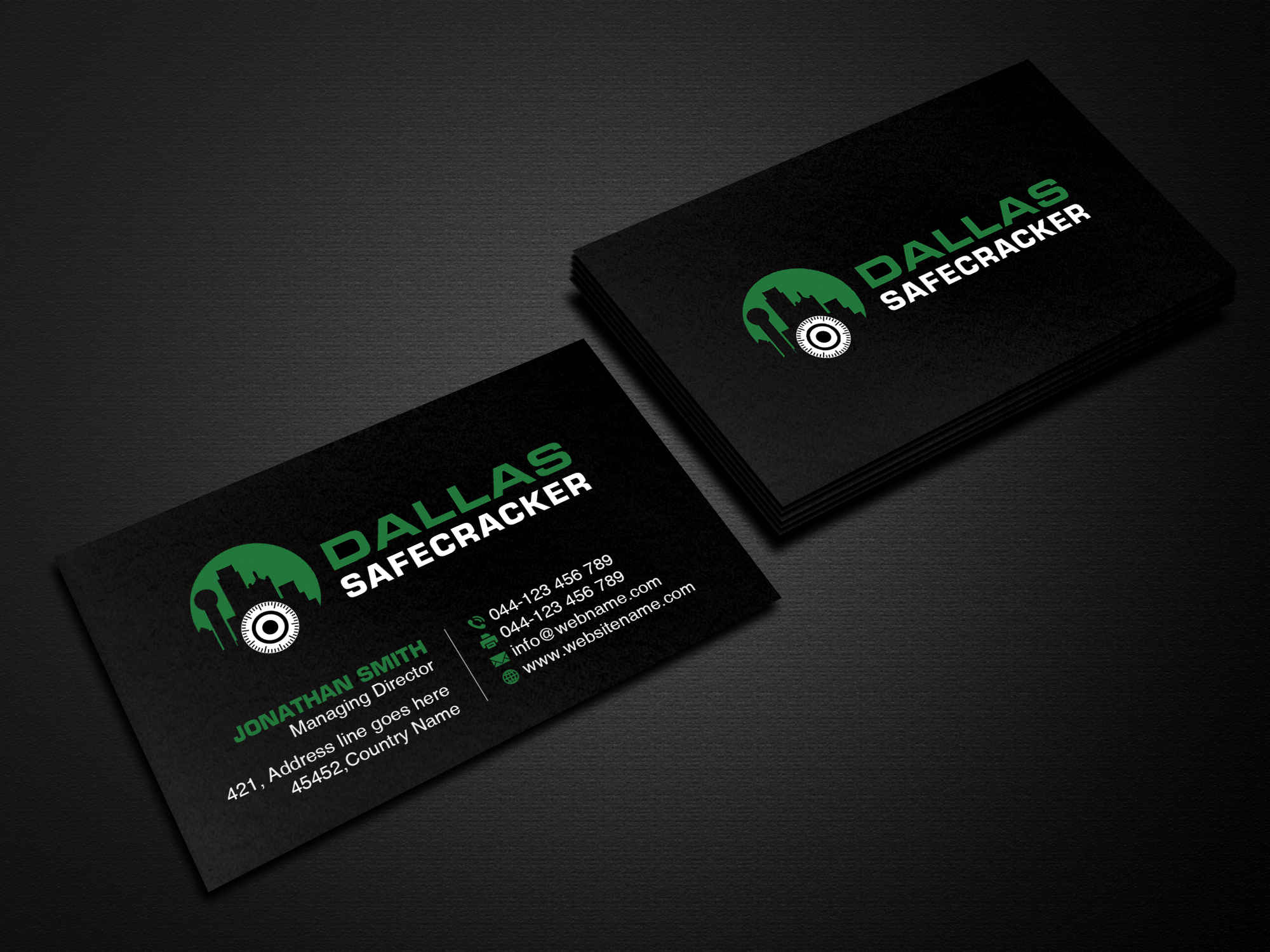 Diseño de Tarjeta de Presentación por Creations Box 2015 para Lakeway Locskmith  | Diseño #25679968