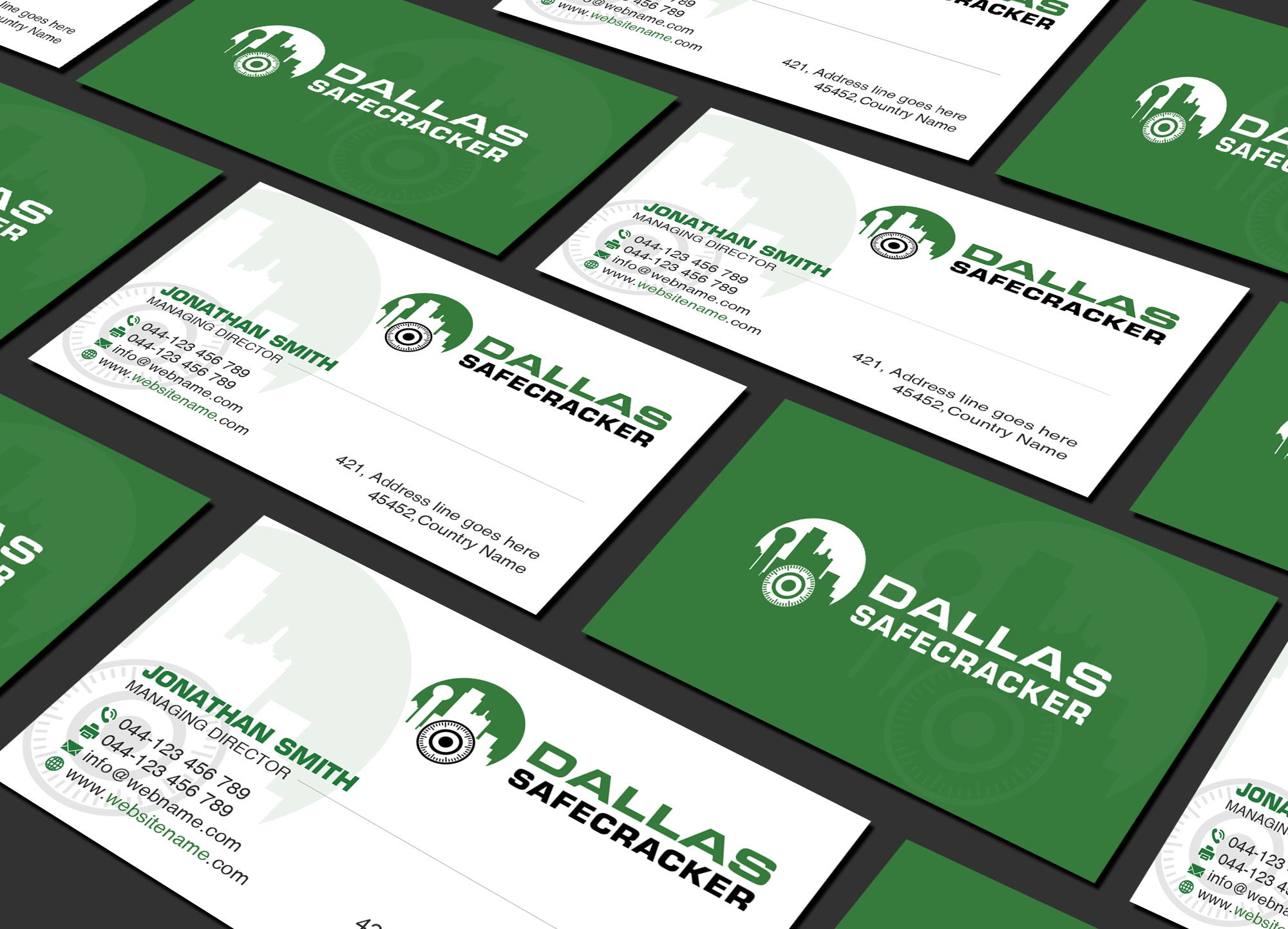 Diseño de Tarjeta de Presentación por Creations Box 2015 para Lakeway Locskmith  | Diseño #25684768