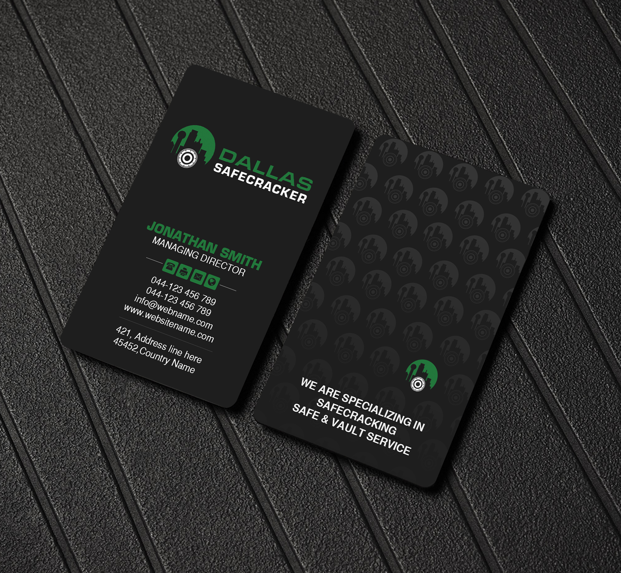 Diseño de Tarjeta de Presentación por Creations Box 2015 para Lakeway Locskmith  | Diseño #25684779