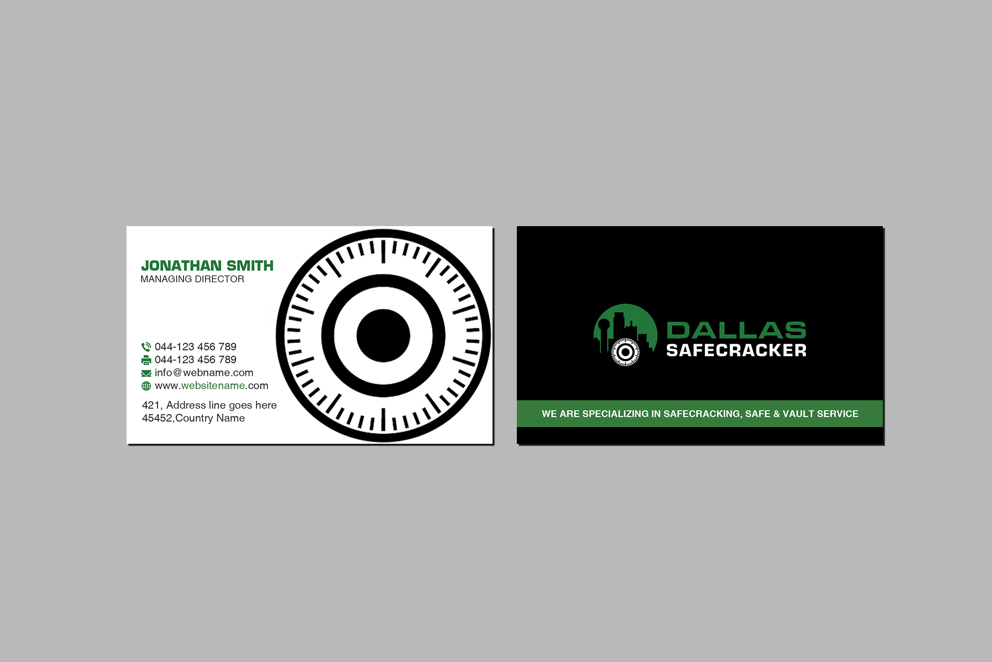 Diseño de Tarjeta de Presentación por Creations Box 2015 para Lakeway Locskmith  | Diseño #25684790