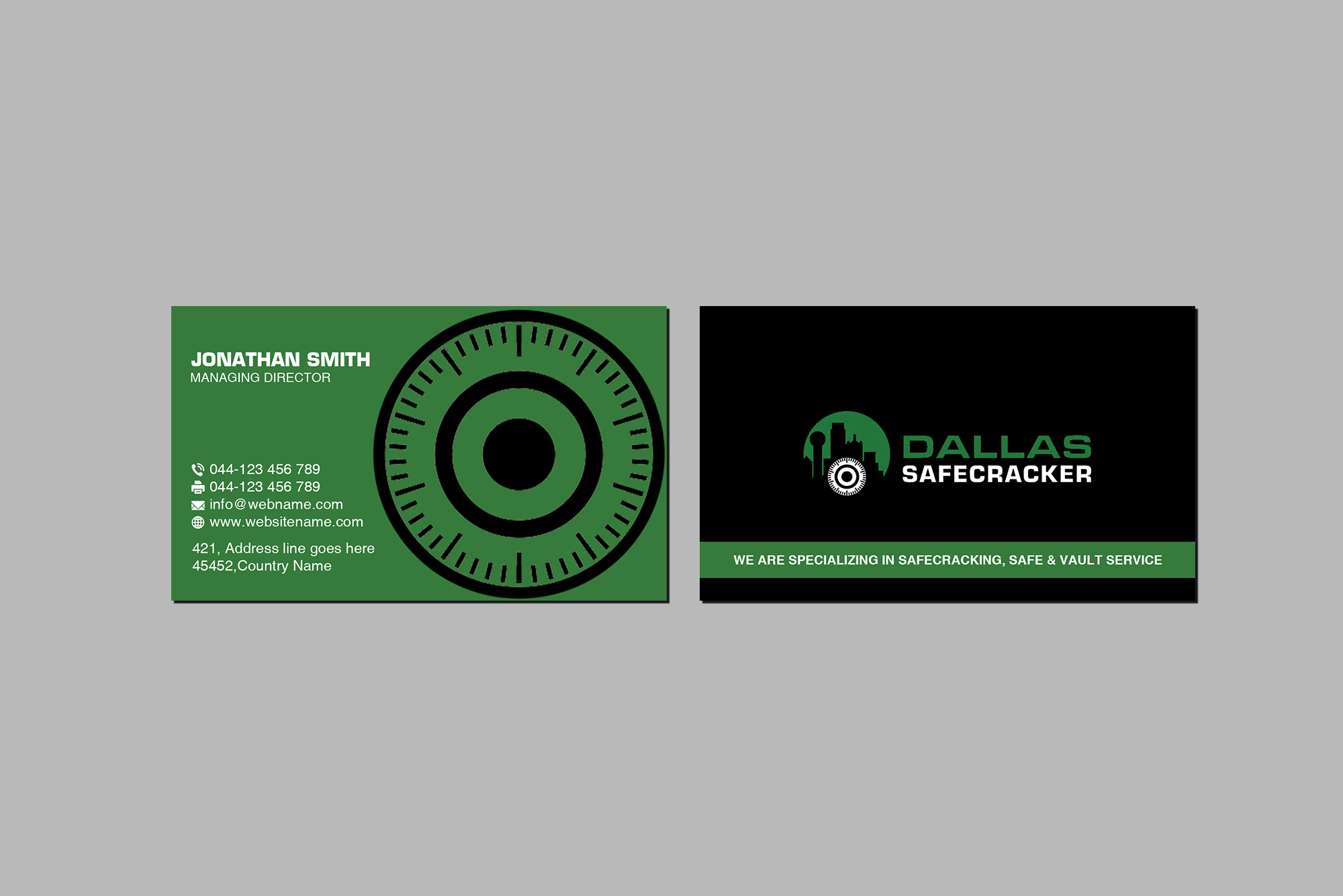 Diseño de Tarjeta de Presentación por Creations Box 2015 para Lakeway Locskmith  | Diseño #25684794