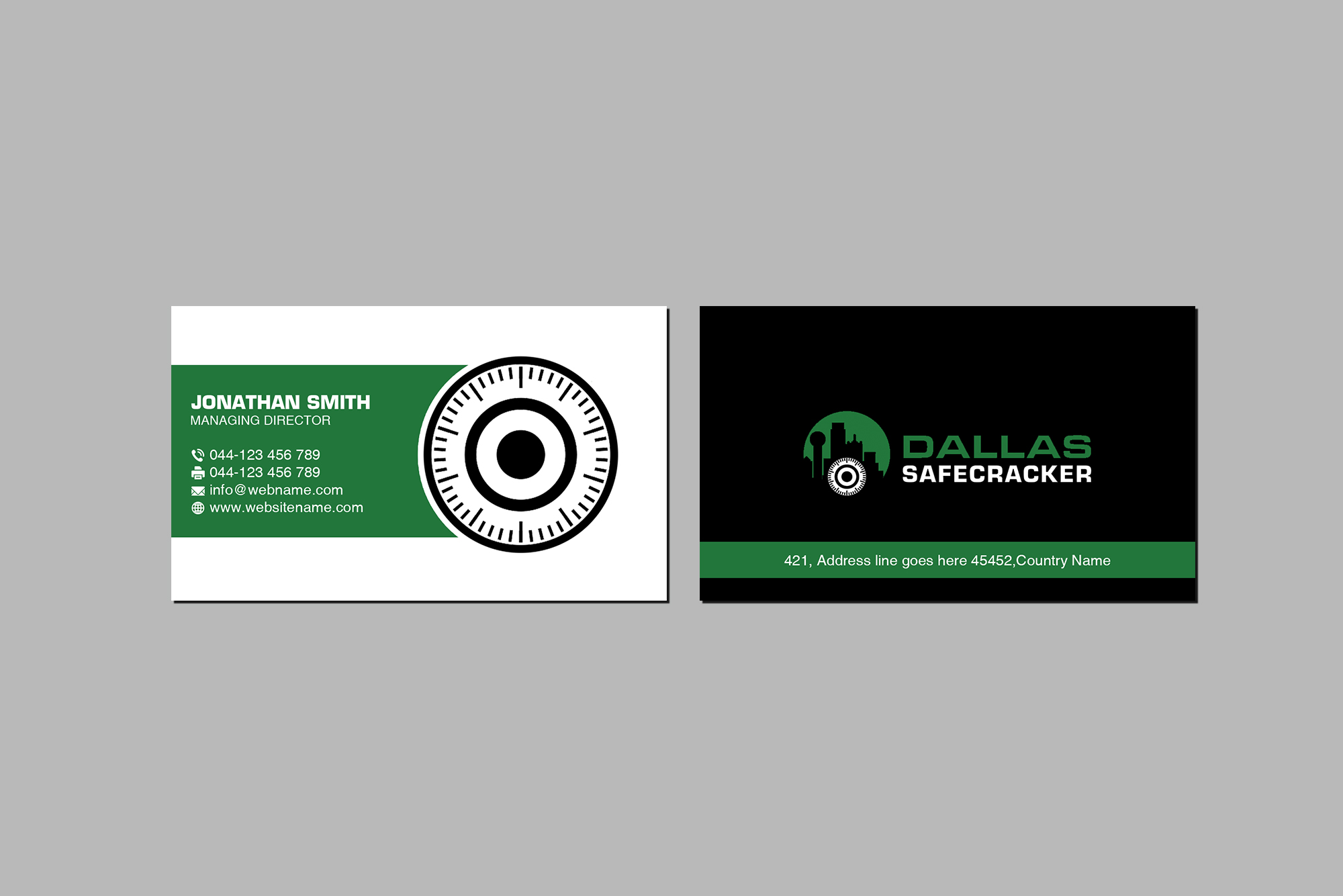 Diseño de Tarjeta de Presentación por Creations Box 2015 para Lakeway Locskmith  | Diseño #25684797