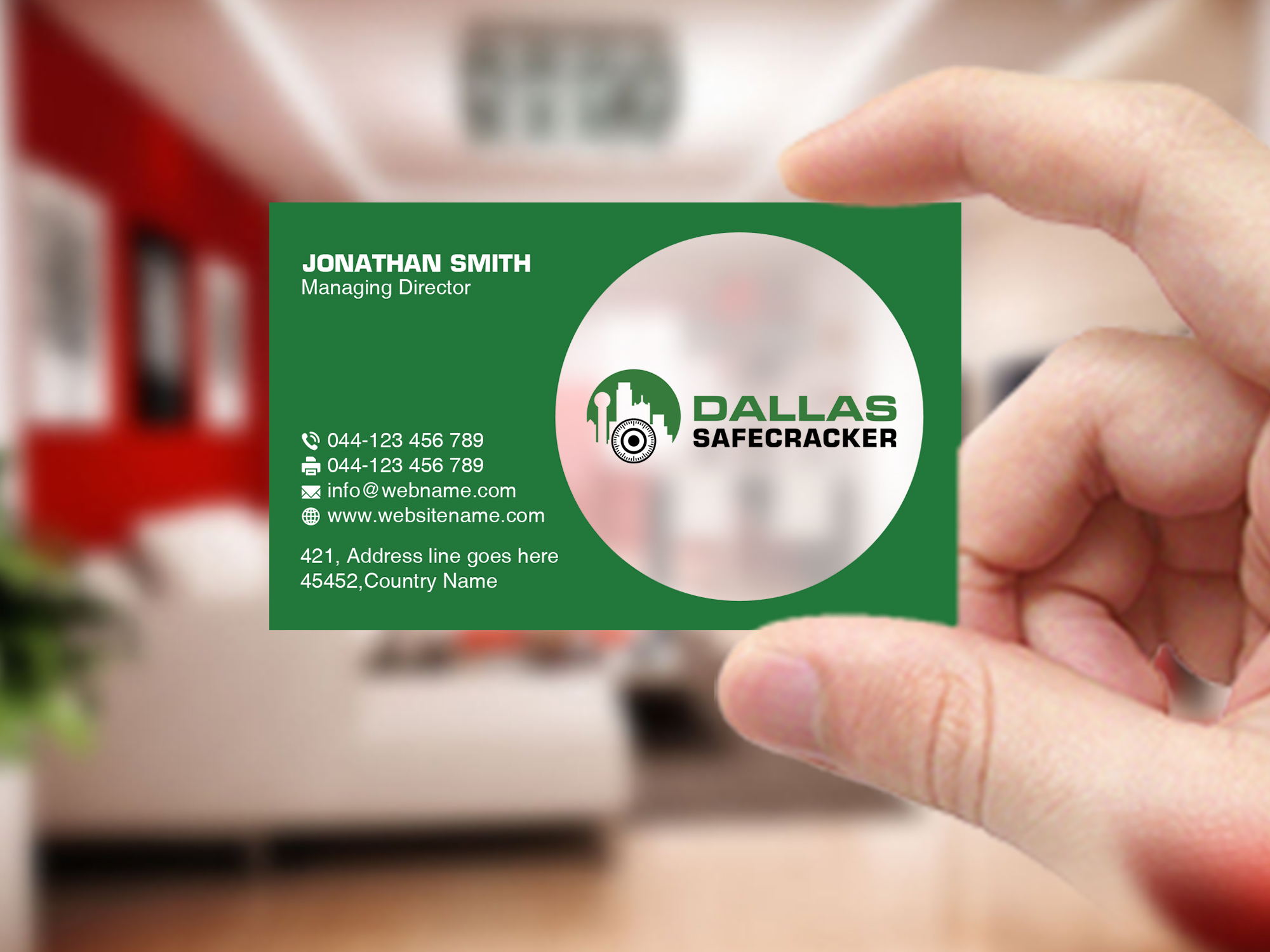 Business Card Design by Creations Box 2015 for Lakeway Locskmith  | Design #25684800