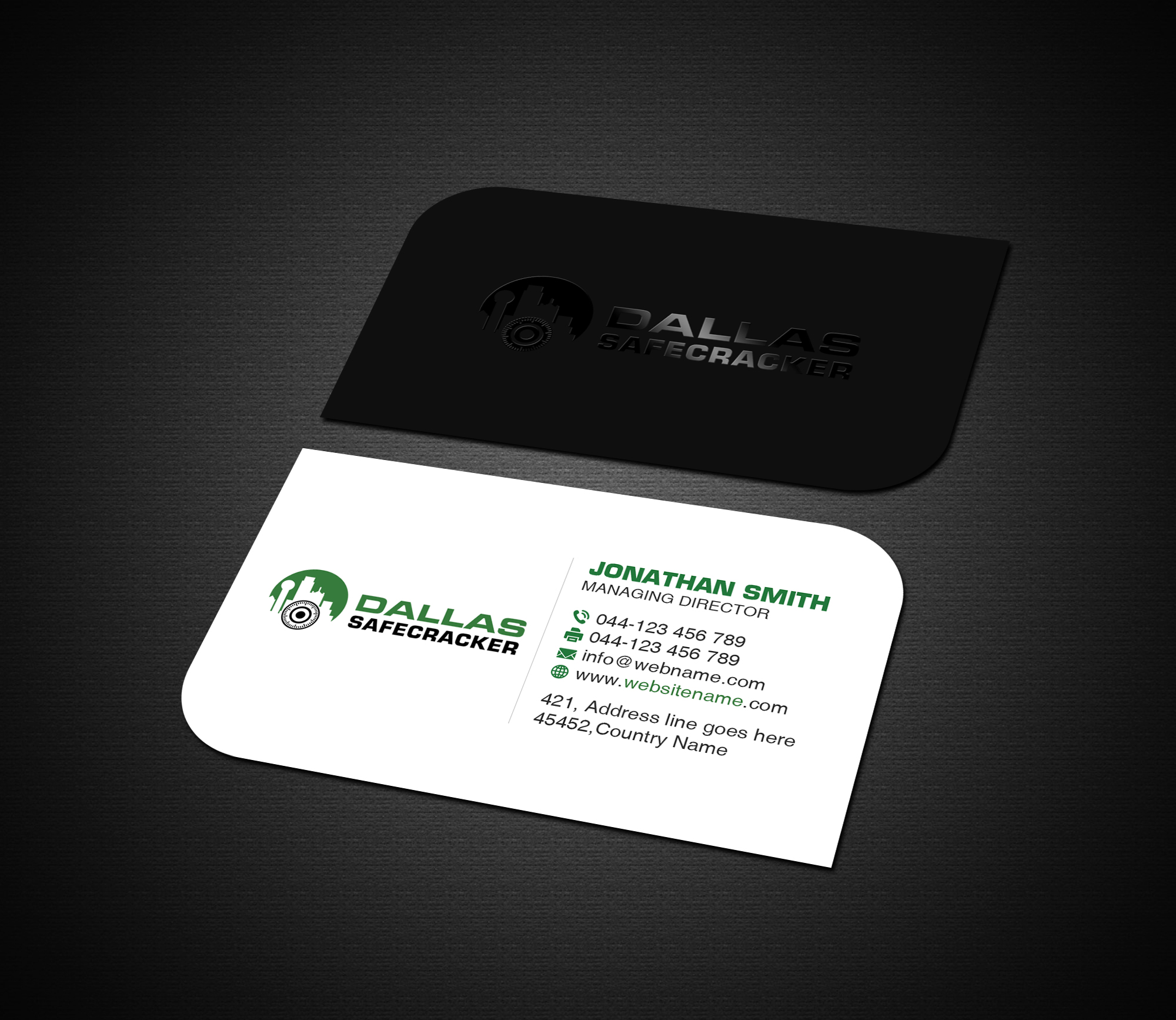 Diseño de Tarjeta de Presentación por Creations Box 2015 para Lakeway Locskmith  | Diseño #25684807