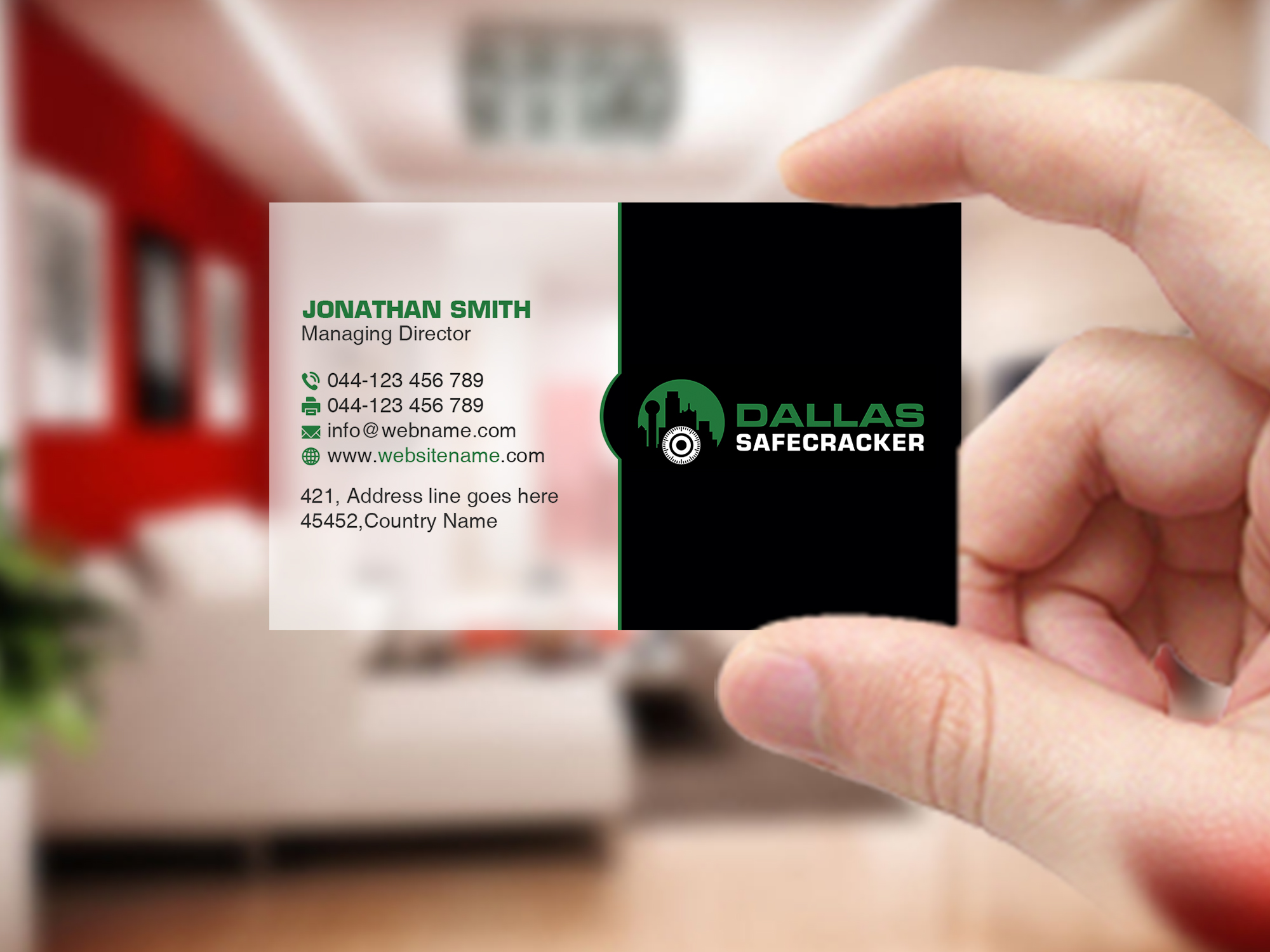 Diseño de Tarjeta de Presentación por Creations Box 2015 para Lakeway Locskmith  | Diseño #25685457