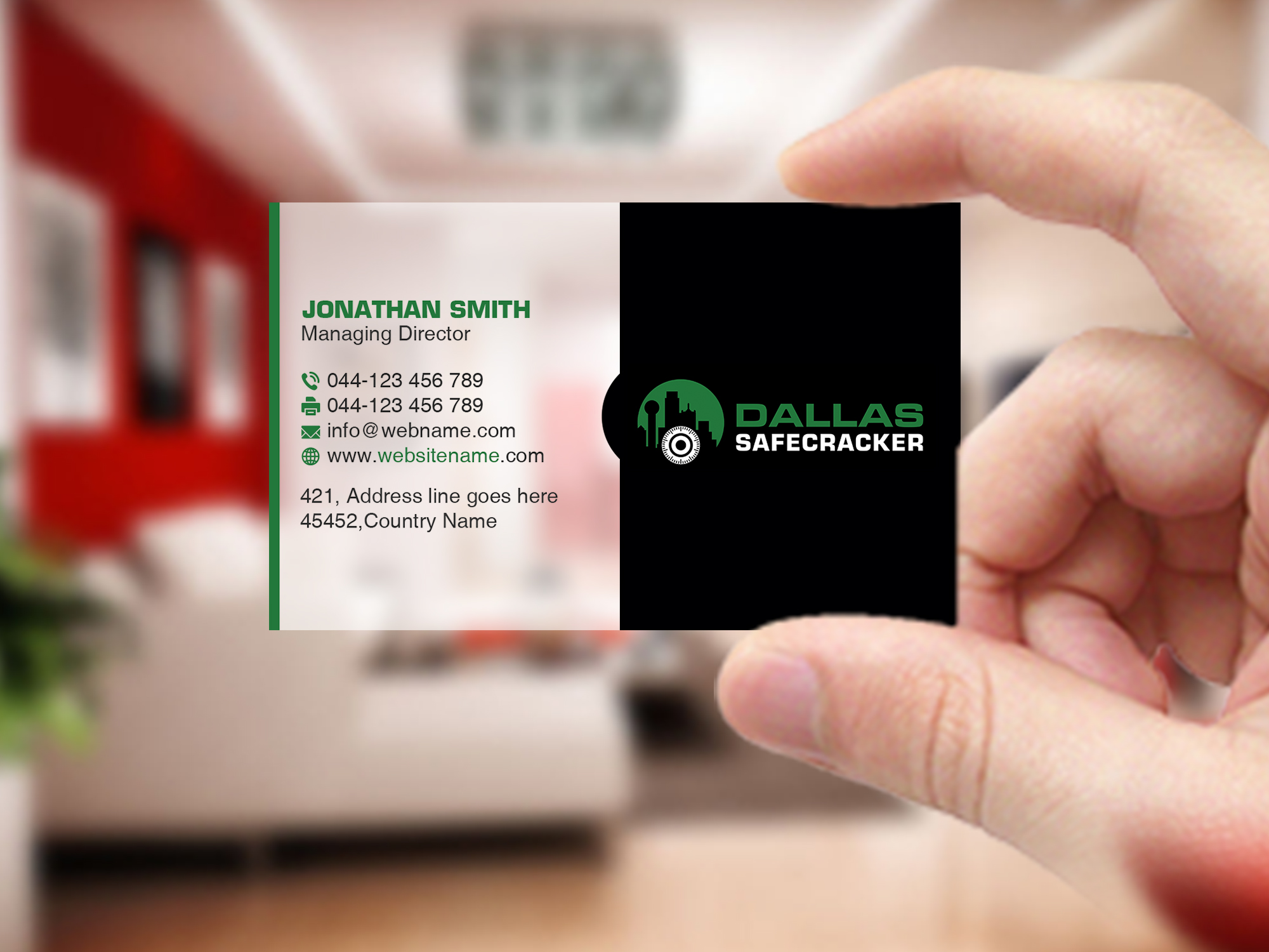 Diseño de Tarjeta de Presentación por Creations Box 2015 para Lakeway Locskmith  | Diseño #25685458