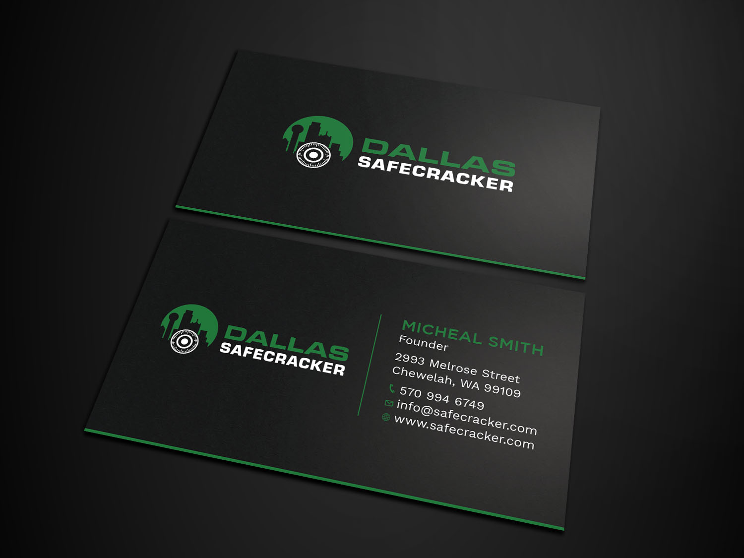 Diseño de Tarjeta de Presentación por Tripti Ranjan Gain para Lakeway Locskmith  | Diseño #25686394