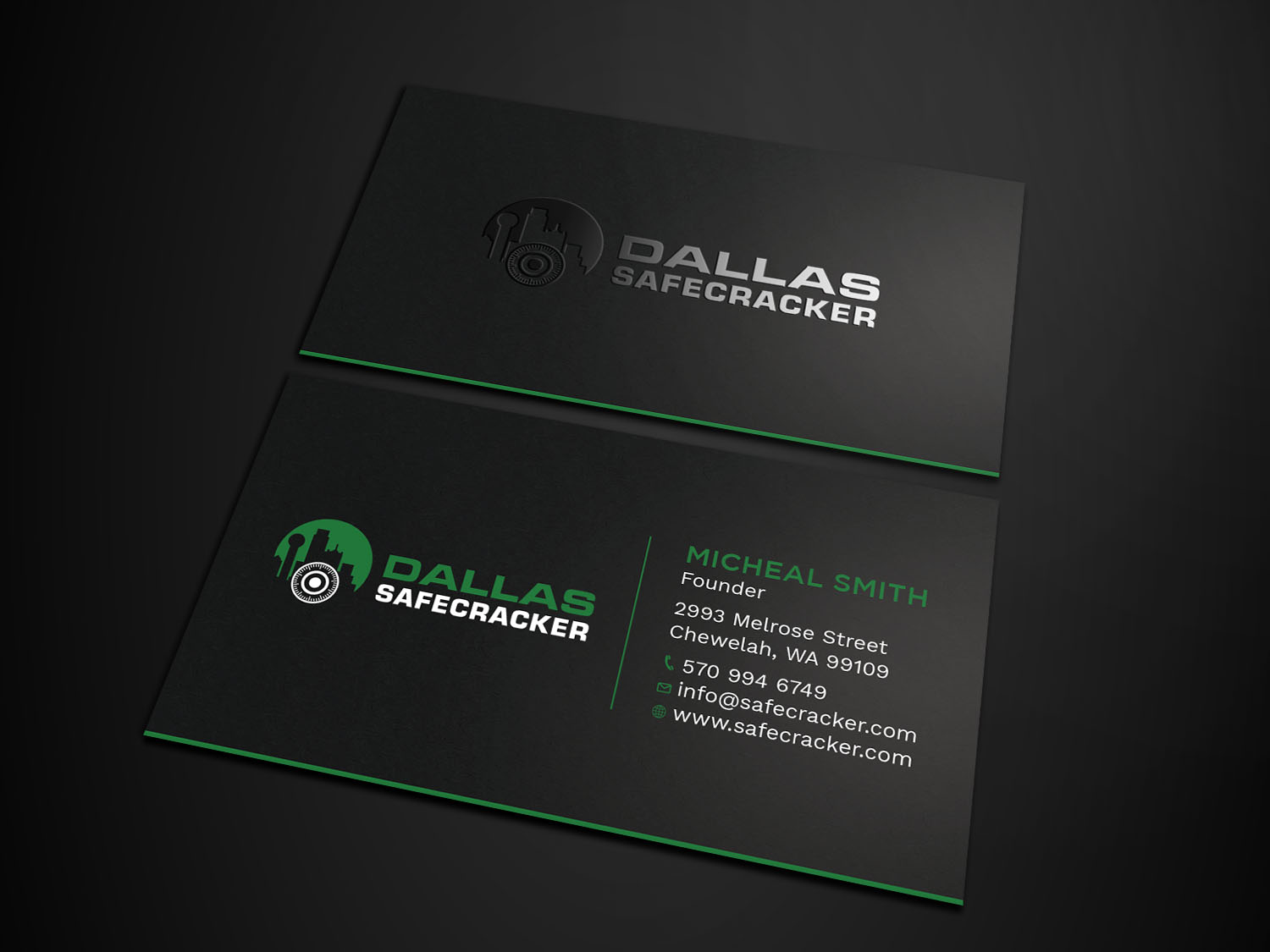 Diseño de Tarjeta de Presentación por Tripti Ranjan Gain para Lakeway Locskmith  | Diseño #25686395