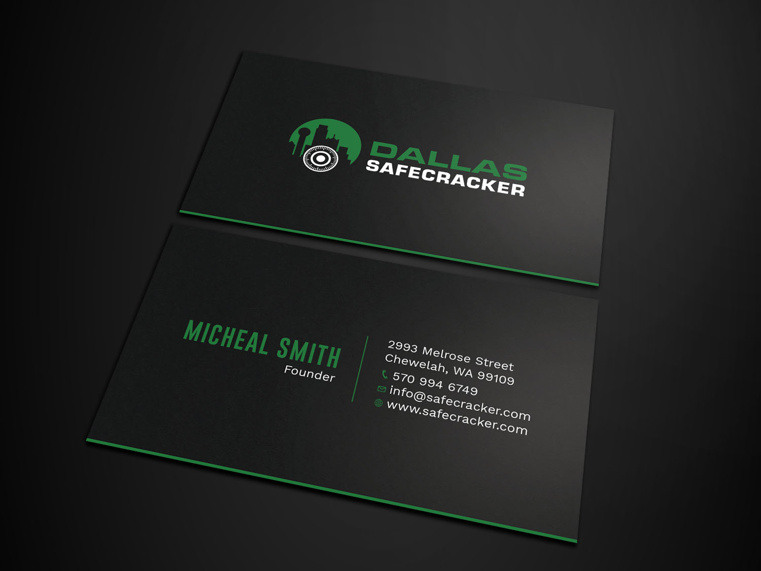 Diseño de Tarjeta de Presentación por Tripti Ranjan Gain para Lakeway Locskmith  | Diseño #25686396