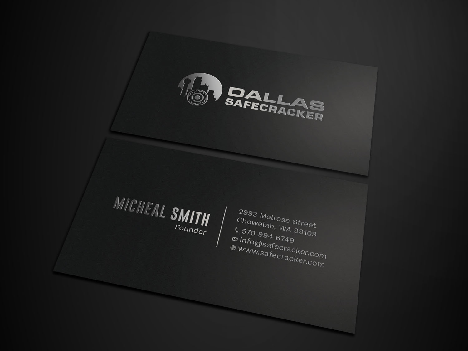 Diseño de Tarjeta de Presentación por Tripti Ranjan Gain para Lakeway Locskmith  | Diseño #25686400