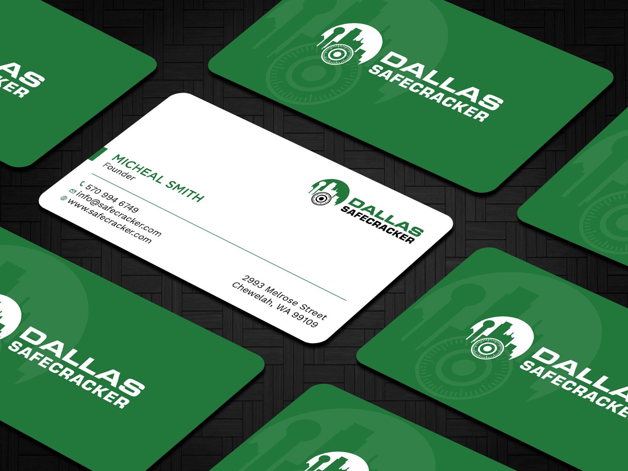 Diseño de Tarjeta de Presentación por Tripti Ranjan Gain para Lakeway Locskmith  | Diseño #25686402