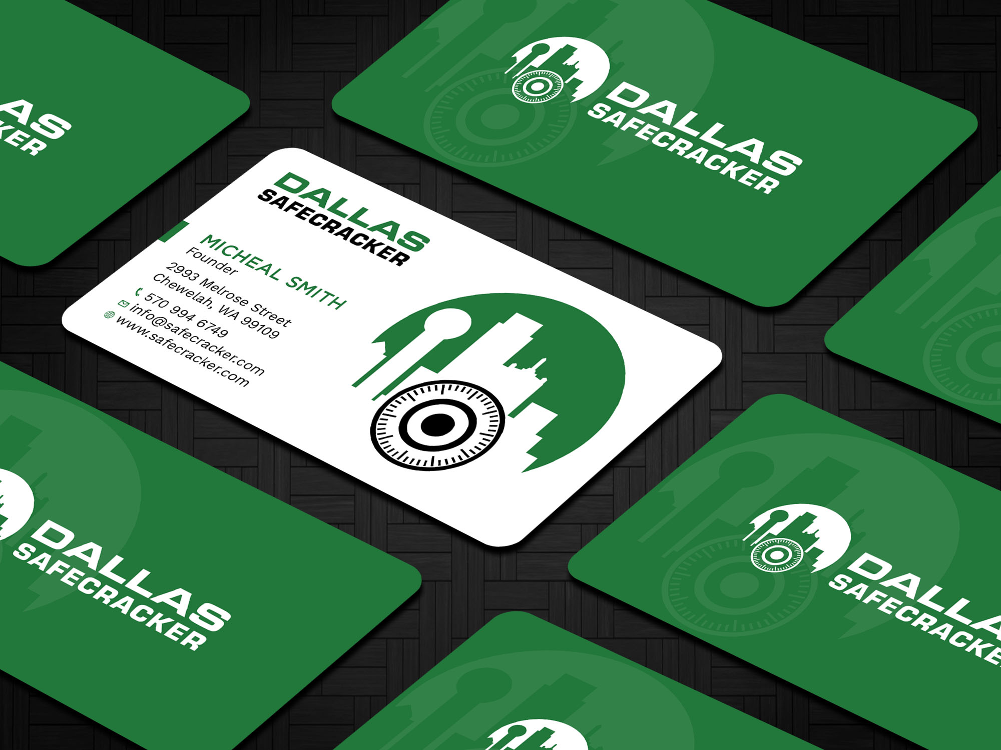 Diseño de Tarjeta de Presentación por Tripti Ranjan Gain para Lakeway Locskmith  | Diseño #25686404