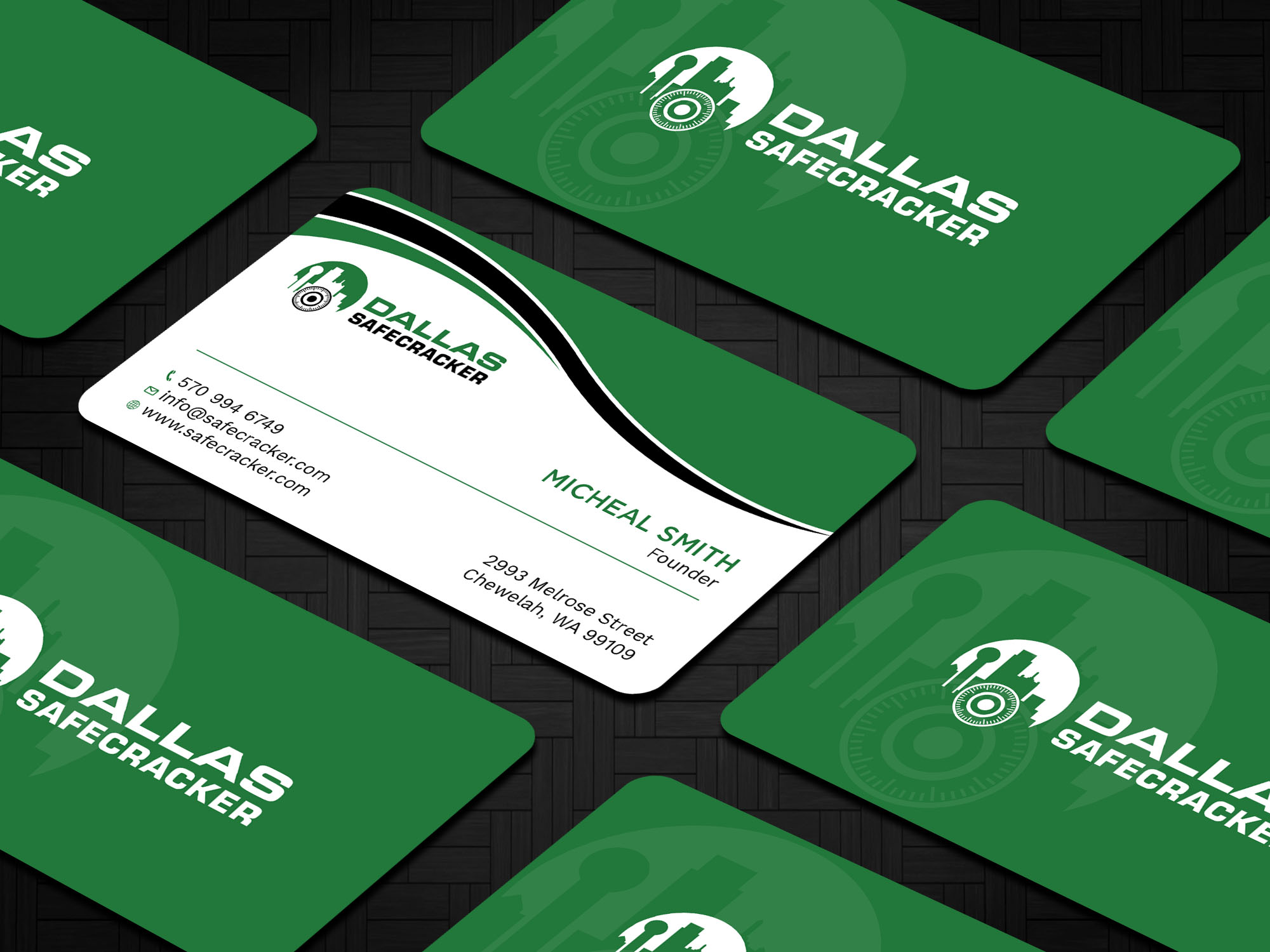 Diseño de Tarjeta de Presentación por Tripti Ranjan Gain para Lakeway Locskmith  | Diseño #25686408