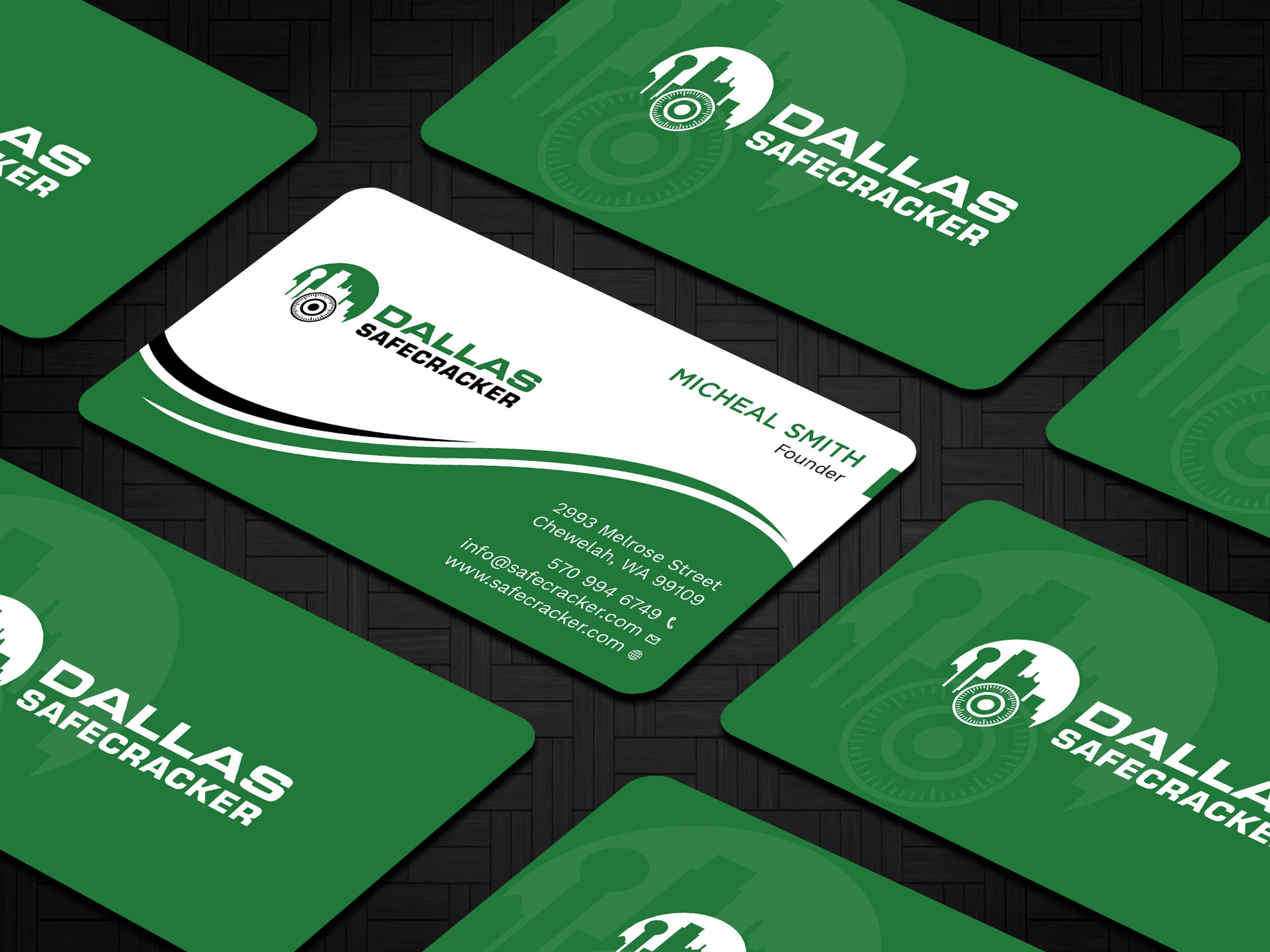 Diseño de Tarjeta de Presentación por Tripti Ranjan Gain para Lakeway Locskmith  | Diseño #25686409