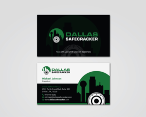 Diseño de Tarjeta de Presentación por MDesign para Lakeway Locskmith  | Diseño: #25679473