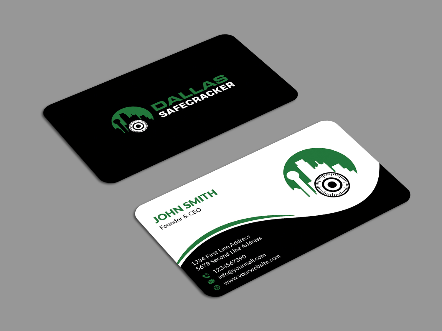 Business Card Design by Musa. A for Lakeway Locskmith  | Design #25690277