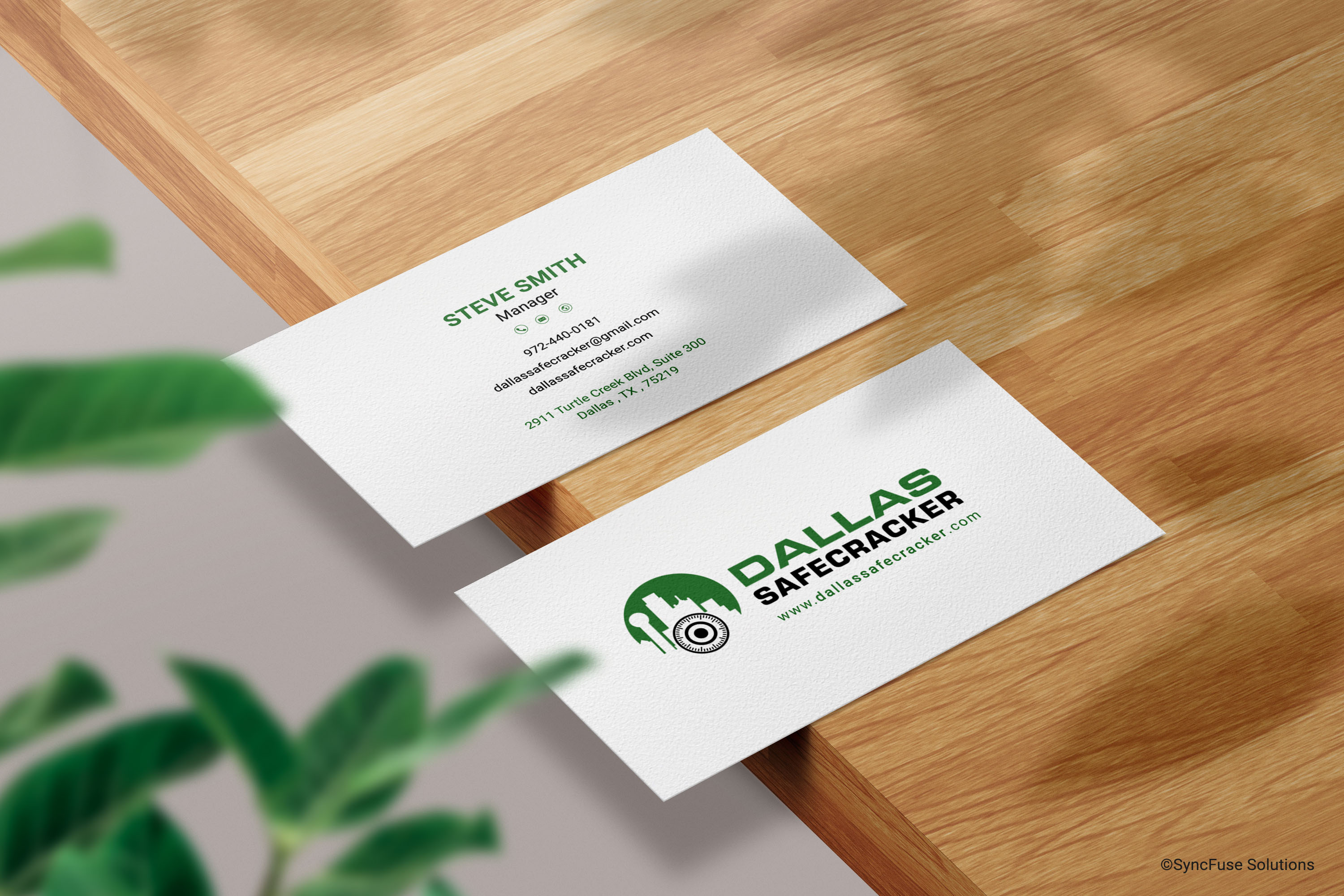 Diseño de Tarjeta de Presentación por SyncFuse™ Solutions para Lakeway Locskmith  | Diseño #25683089