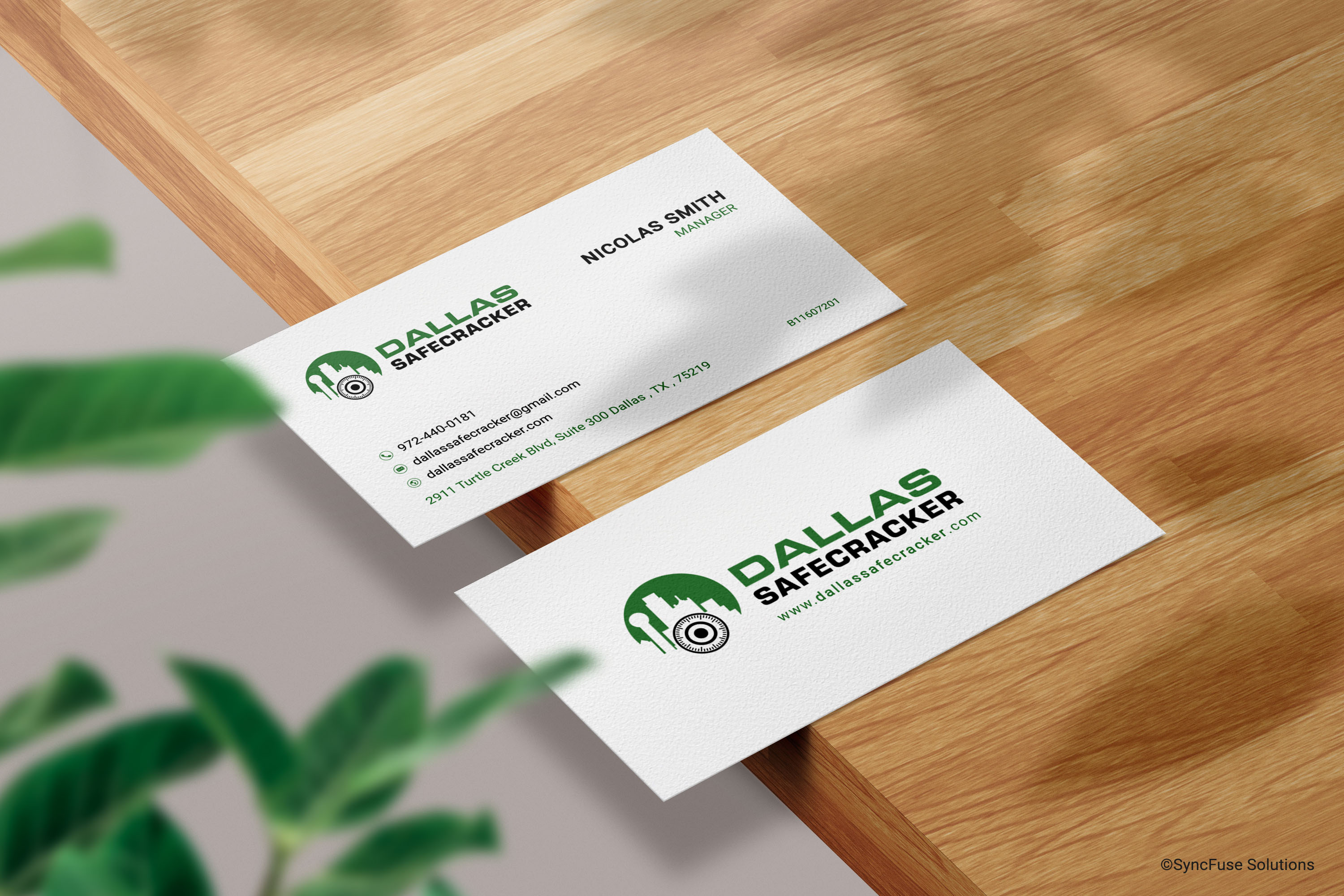 Diseño de Tarjeta de Presentación por SyncFuse™ Solutions para Lakeway Locskmith  | Diseño #25683090