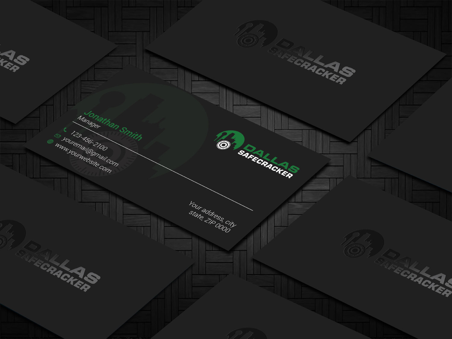 Diseño de Tarjeta de Presentación por Imagine design000 para Lakeway Locskmith  | Diseño #25678710