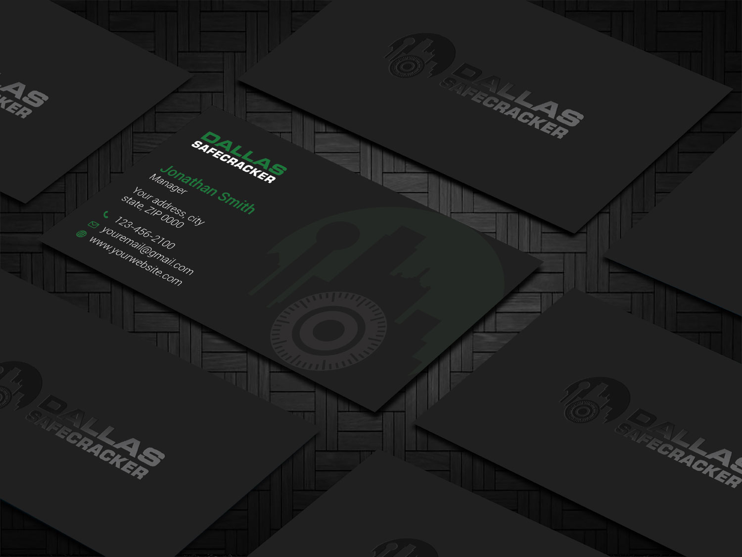 Diseño de Tarjeta de Presentación por Imagine design000 para Lakeway Locskmith  | Diseño #25678711