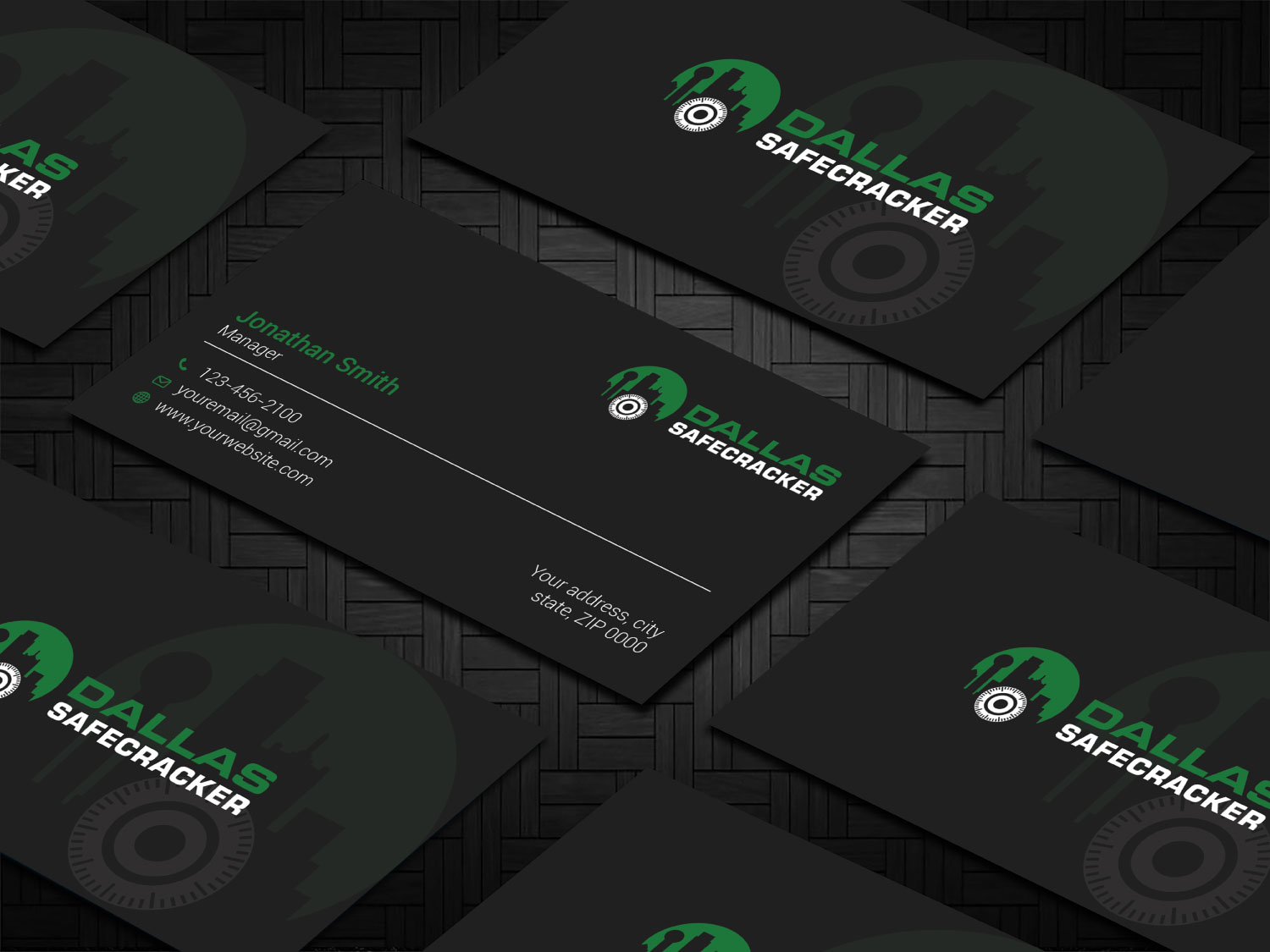 Diseño de Tarjeta de Presentación por Imagine design000 para Lakeway Locskmith  | Diseño #25678713