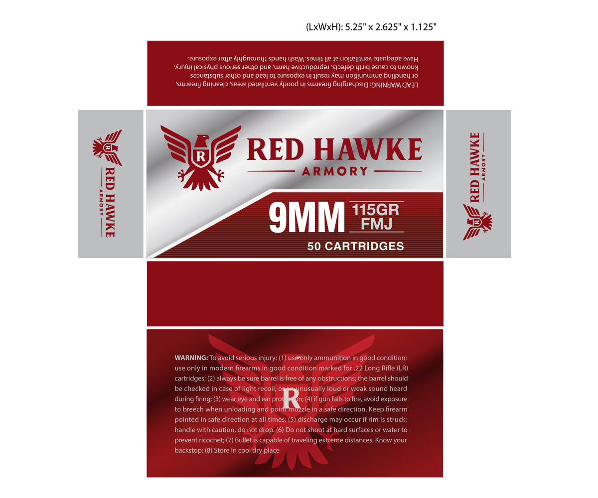 Packaging Design by ERICK ANDRE VOORNEMAN for redhawkearmory.com | Design #25693794