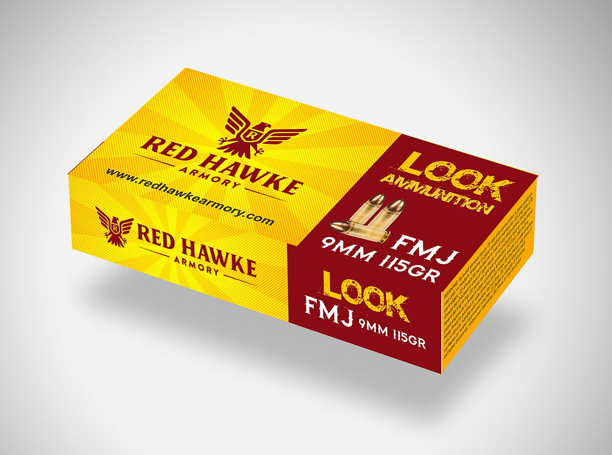 Packaging Design by Savitra for redhawkearmory.com | Design #25694476