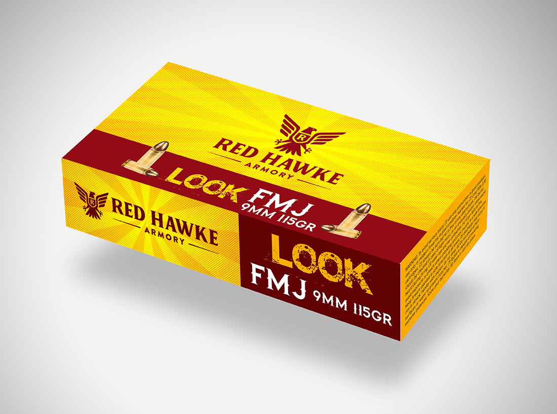 Packaging Design by Savitra for redhawkearmory.com | Design #25694560