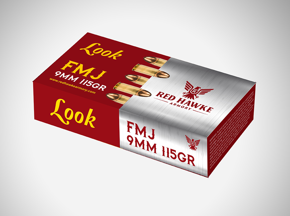 Packaging Design by Savitra for redhawkearmory.com | Design #25695122