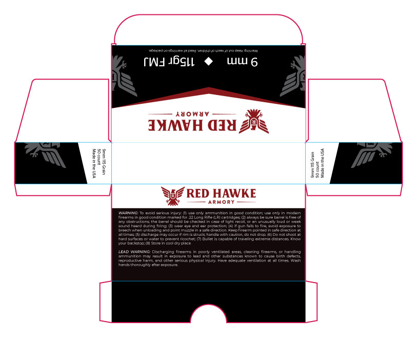 Packaging Design by Shark1 for redhawkearmory.com | Design #25762381