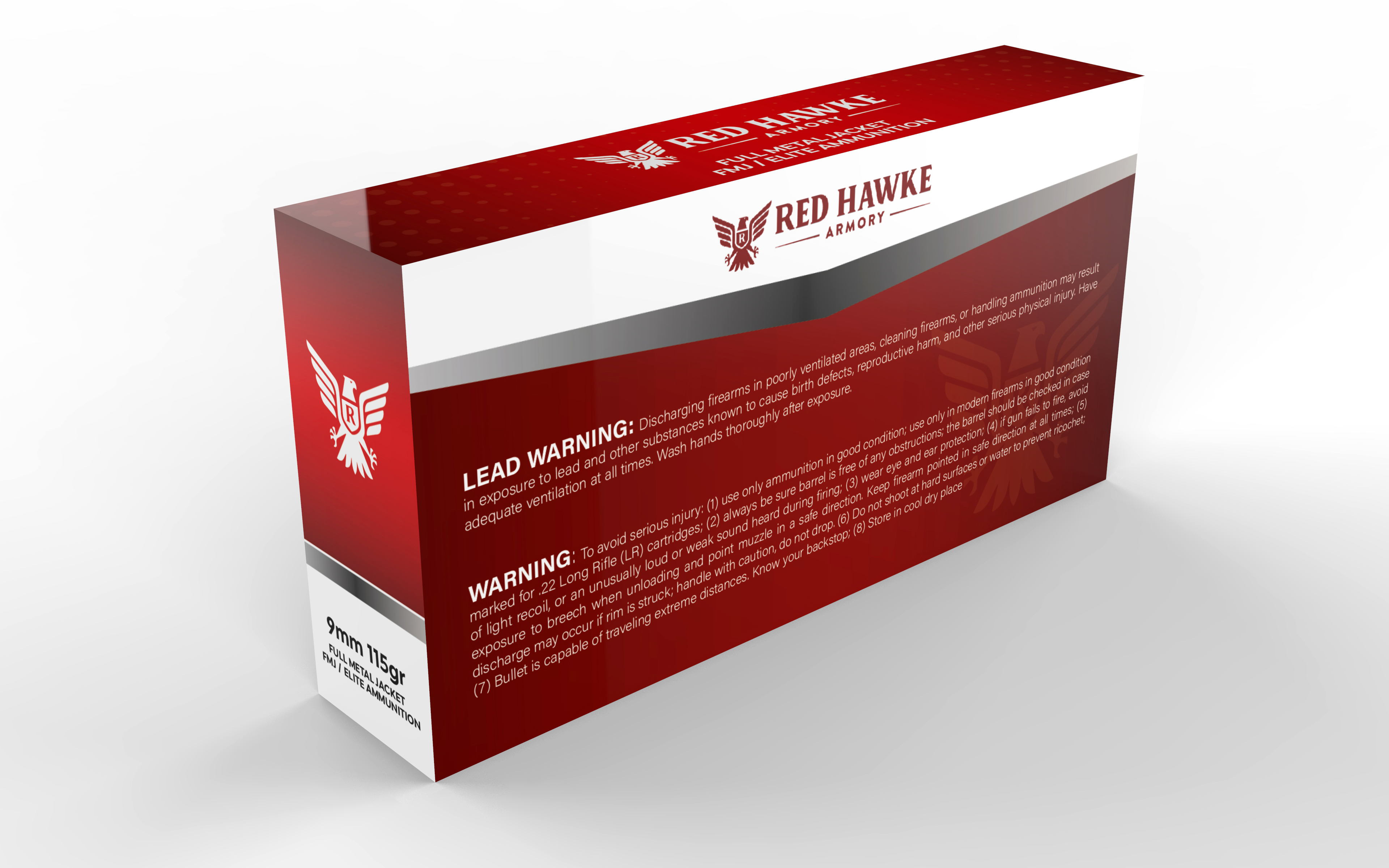 Packaging Design by davidsantacruz7 for redhawkearmory.com | Design #25697205